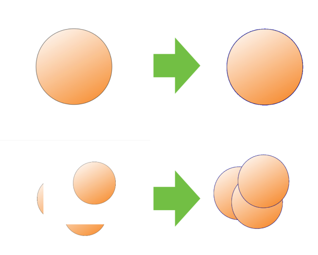 白色を指定して透明化した結果の例