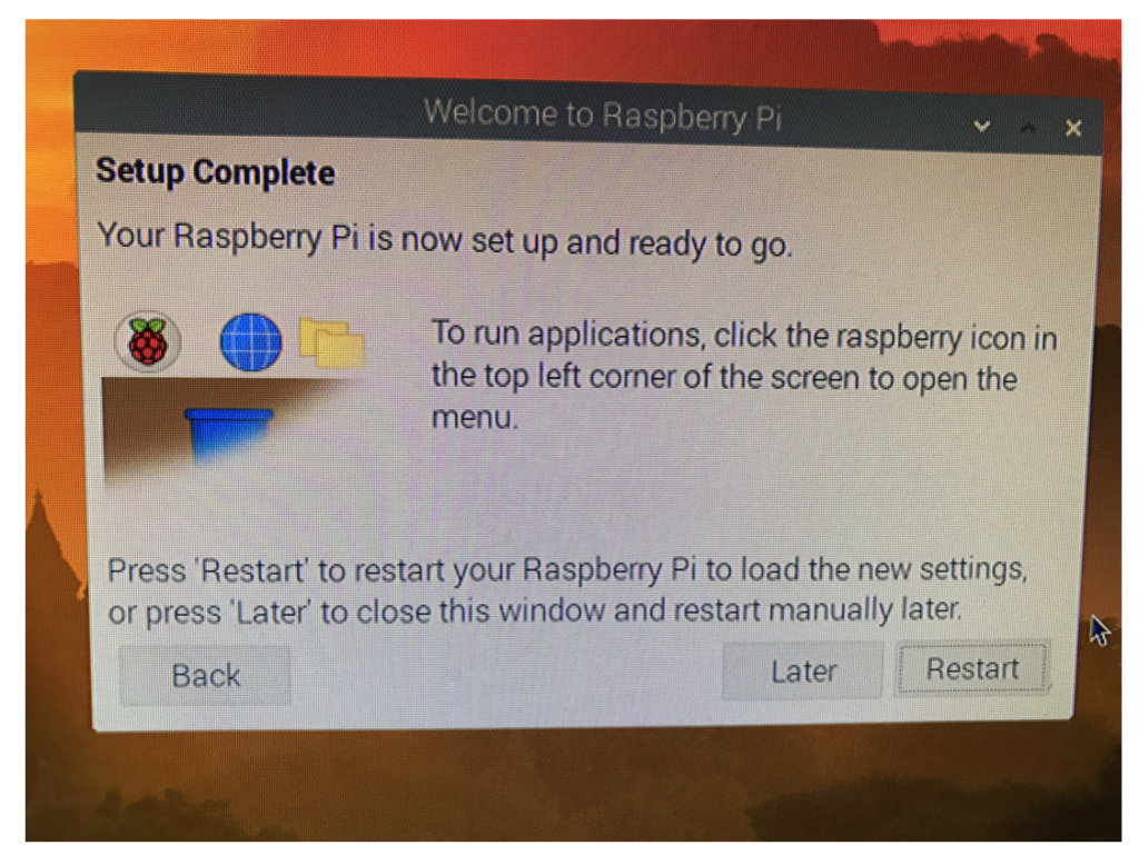 Raspberry Pi デスクトップの設定8