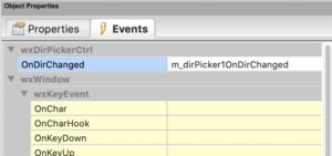 wxdirPickerのイベント