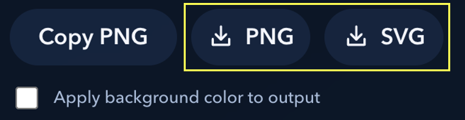 PNG画像とSVG画像の保存